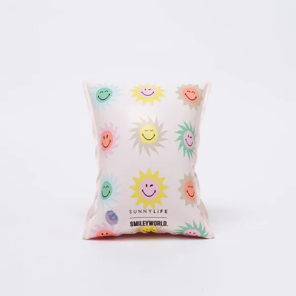 SUNNYLIFEBuddy Float Bands SmileyWorld Sol Sea