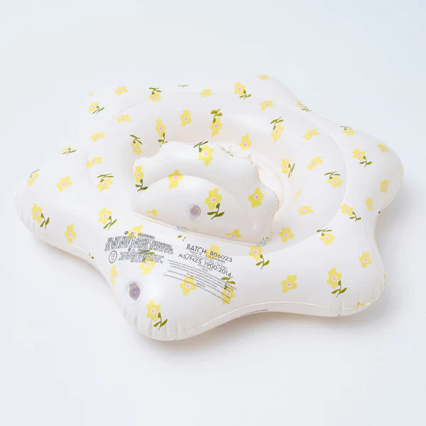 Sunnylife Floral Print Inflatable Baby Seat Mima The Fairy Rose