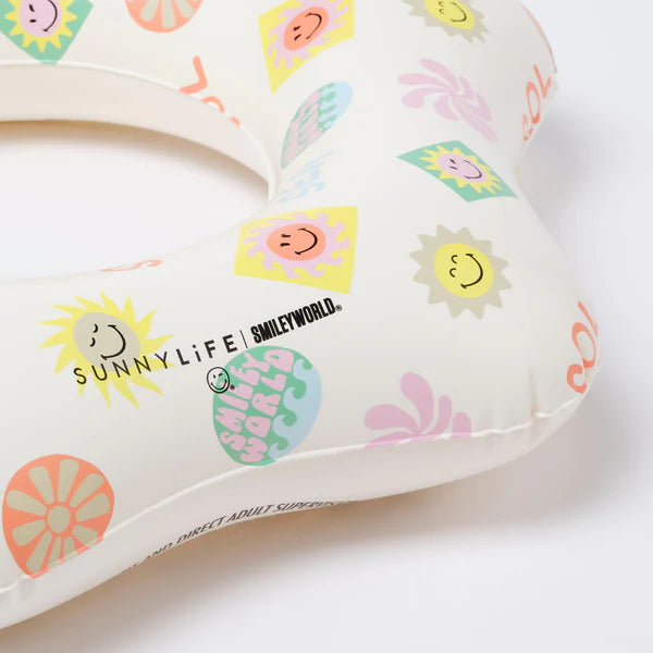 SUNNYLIFEKiddy Float Ring SmileyWorld Sol Sea