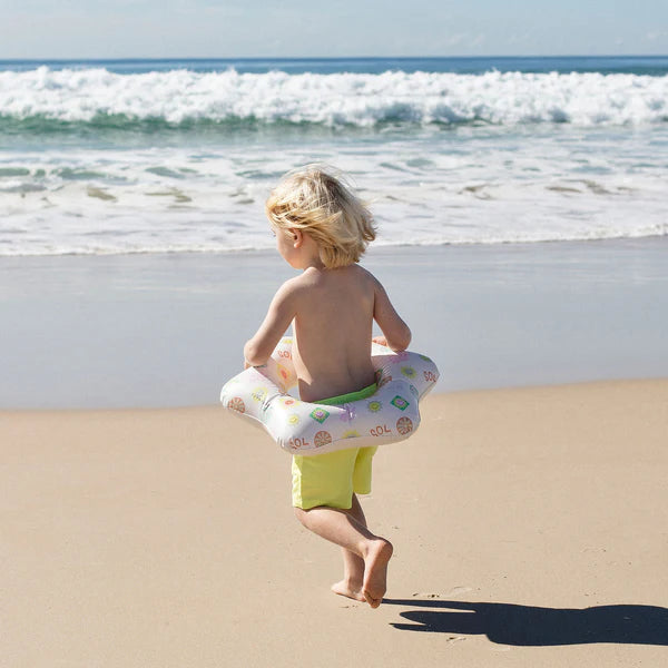 SUNNYLIFEKiddy Float Ring SmileyWorld Sol Sea