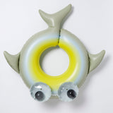 SUNNYLIFE Kiddy Pool Ring Shark Tribe - Khaki