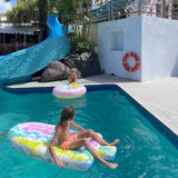 SUNNYLIFE Luxe Lie-On Float Ice Pop Tie Dye