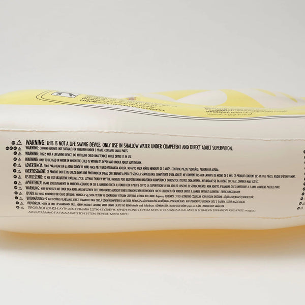 SUNNYLIFE Yellow Color Inflatable Luxe Lie-On Float Limon