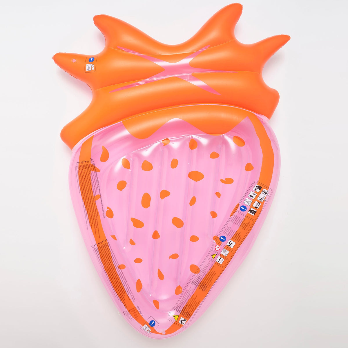 SUNNYLIFE Luxe Lie-On Float Strawberry Pink Berry