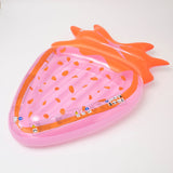 SUNNYLIFE Luxe Lie-On Float Strawberry Pink Berry