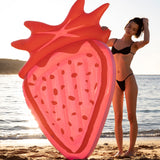 SUNNYLIFE Luxe Lie-On Float Strawberry Pink Berry