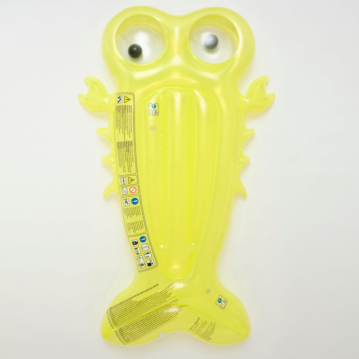 SUNNYLIFE Luxe Lie-On Float Sonny the Sea Creature Citrus