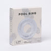 SUNNYLIFE Transparent Inflatable Pool Ring Glitter