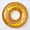 SUNNYLIFE Gold Color Inflatable Pool Ring Disco Gold
