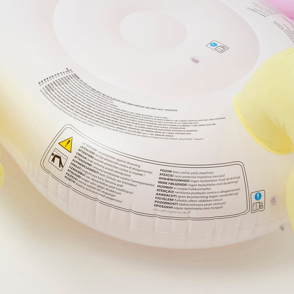 SUNNYLIFE Pastel Color Inflatable Unicorn Luxe Ride-On Float