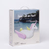 SUNNYLIFE Pastel Color Inflatable Unicorn Luxe Ride-On Float