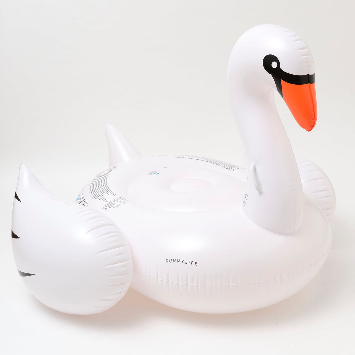 SUNNYLIFE Luxe Ride-On Swan White