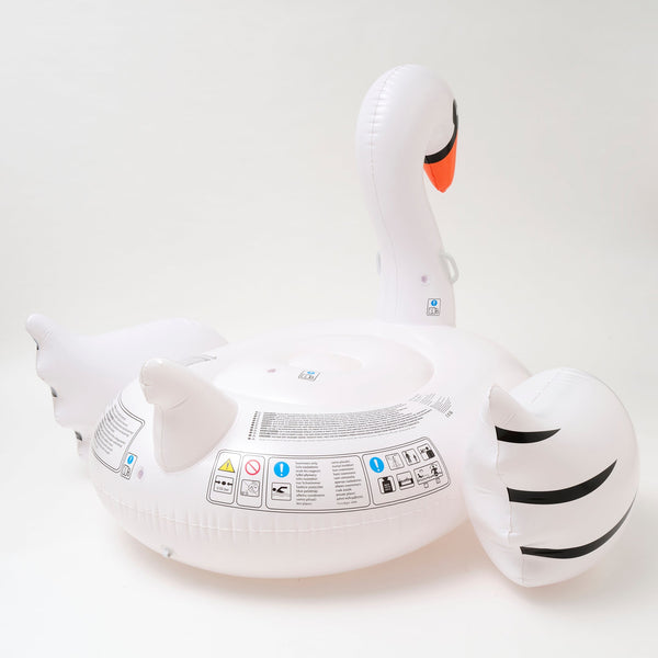 SUNNYLIFELuxe Ride-On Swan White
