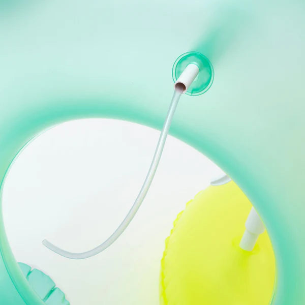 Sunnylife Yellow And Green Color Inflatable Pool Ring Soakers Sonny The Sea Creature Set Of 2