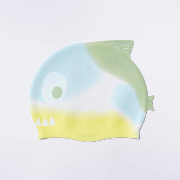 SUNNYLIFE Kids Swimming Cap Shark Tribe - Multi