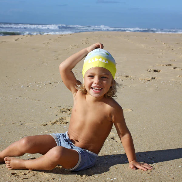 SUNNYLIFE Kids Swimming Cap Shark Tribe - Multi
