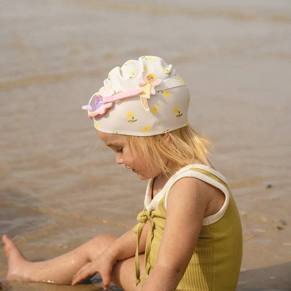 SUNNYLIFE Blue Color Mini Swim Goggles For Kids Mima The Fairy Pink Lilac