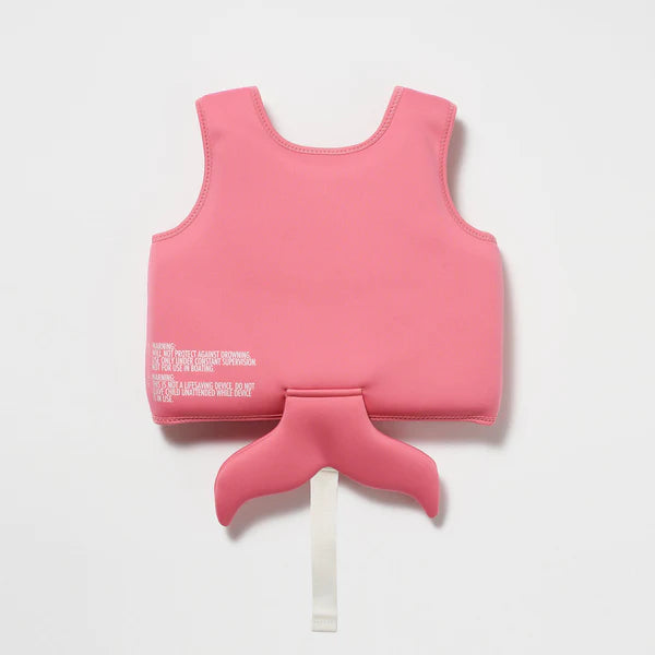 Sunnylife Pink Color Swim Vest 2-3 Ocean Treasure Rose