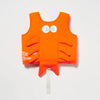 Sunnylife Orange Color Swim Vest 3-6 Sonny The Sea Creature