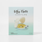SUNNYLIFE Baby Float Salty The Shark Blue-Lime