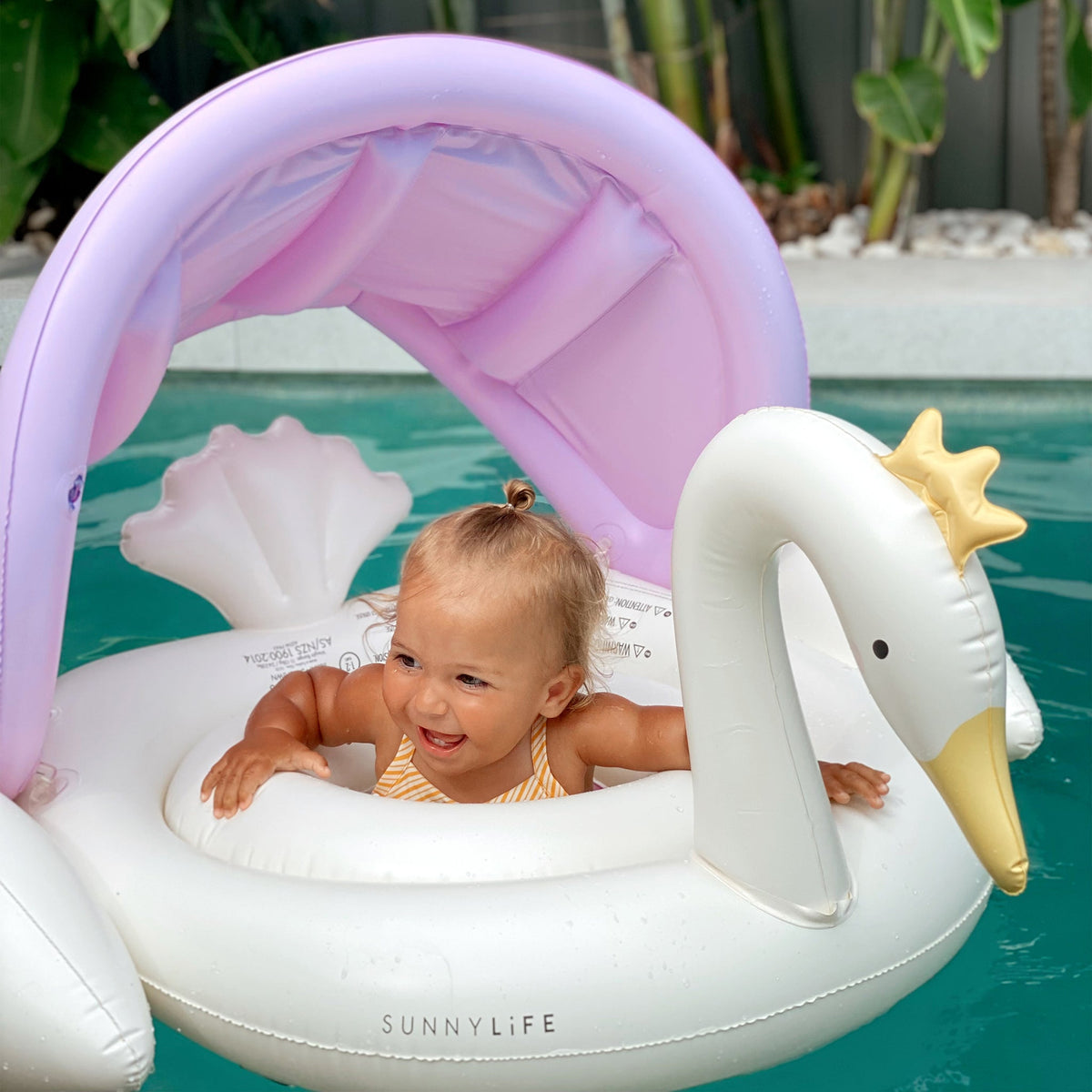 SUNNYLIFE Baby Float Princess Swan Multi