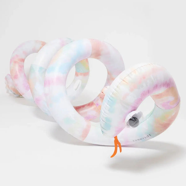 SUNNYLIFEGiant Inflatable Noodle Snake Tie Dye Tie Dye
