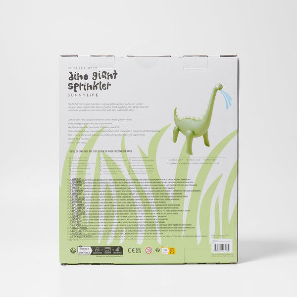 SUNNYLIFE Dino Giant Sprinkler Into the Wild Khaki