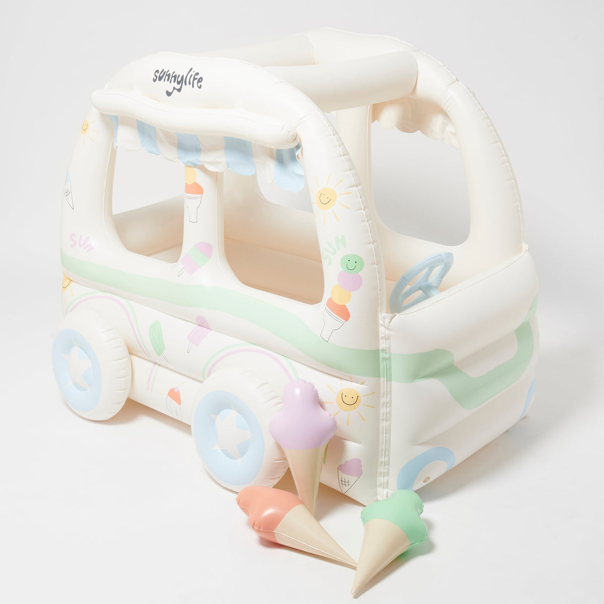 SUNNYLIFE Inflatable Cubby Summer Sundae Multi