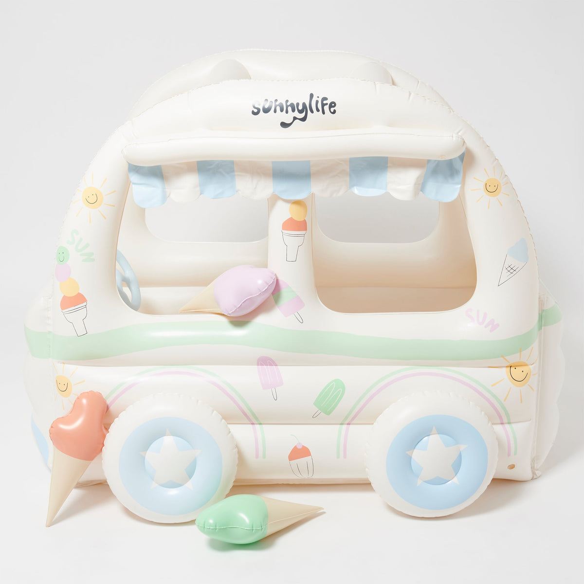SUNNYLIFE Inflatable Cubby Summer Sundae Multi