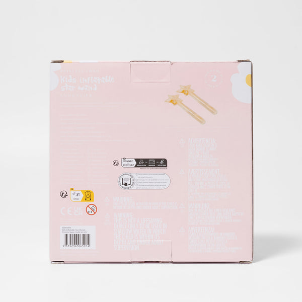 SUNNYLIFE Kids Inflatable Star Wand Princess Swan Gold