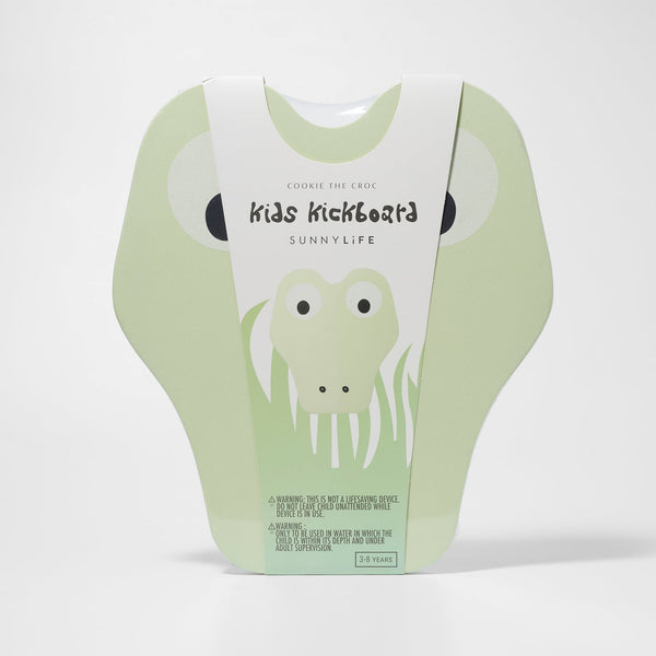 SUNNYLIFEKids Kickboard Cookie the Croc Light Khaki