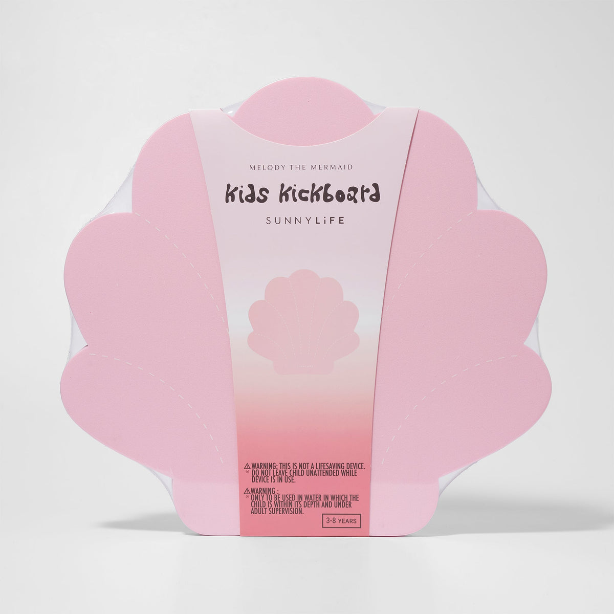 SUNNYLIFE Kids Kickboard Melody the Mermaid Pink