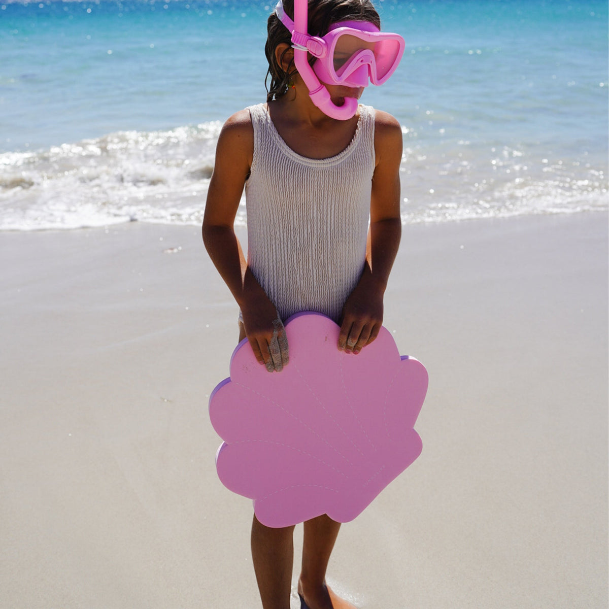 SUNNYLIFE Kids Kickboard Melody the Mermaid Pink
