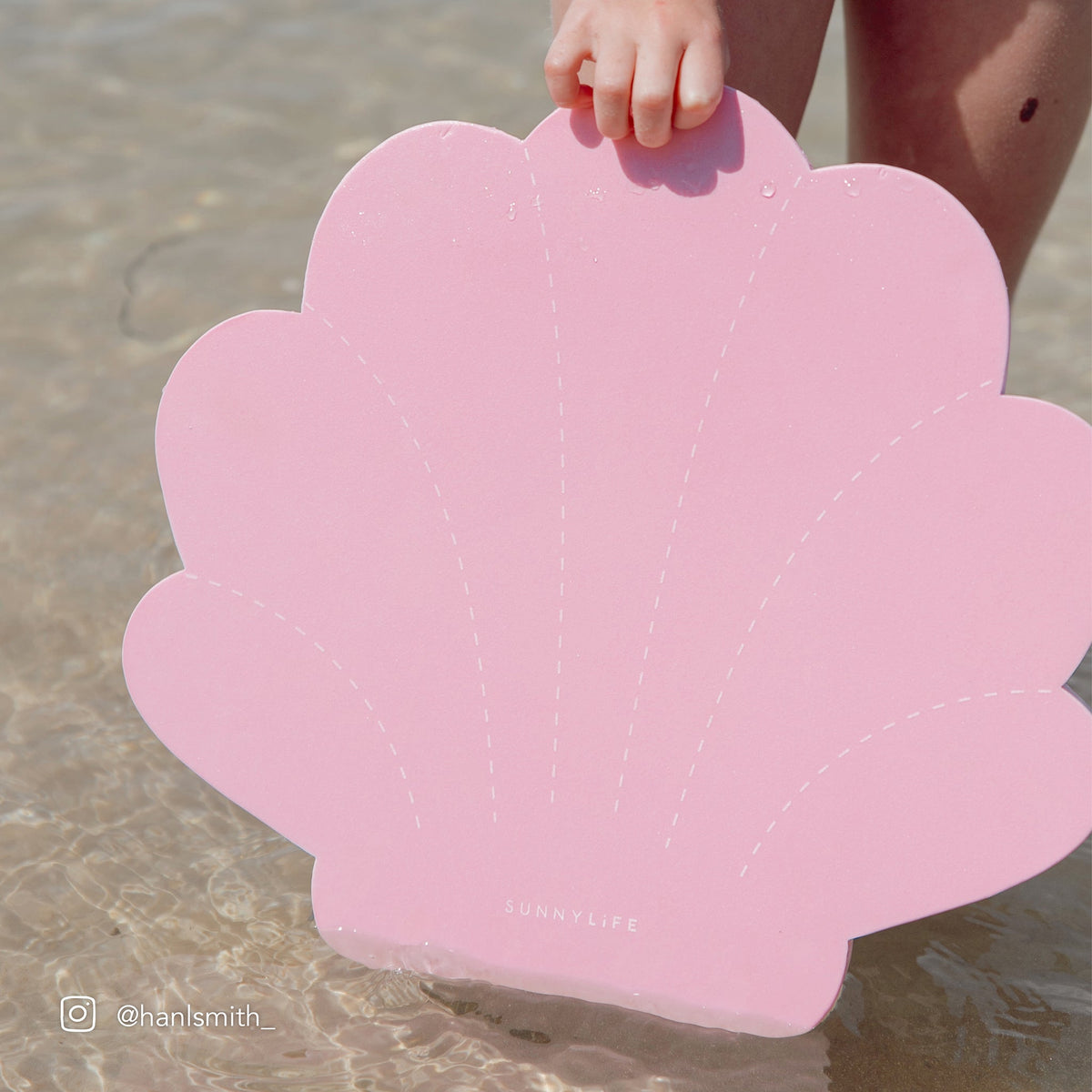 SUNNYLIFE Kids Kickboard Melody the Mermaid Pink
