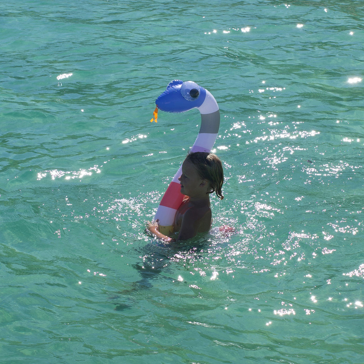 SUNNYLIFE Kids Inflatable Noodle Into the Wild Multi