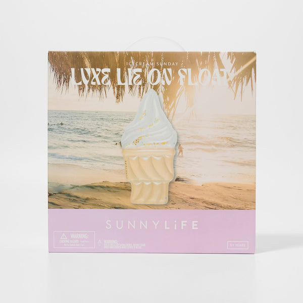 SUNNYLIFE Luxe Lie-On Float Ice Cream Sunday Multi