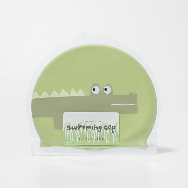 SUNNYLIFE Kids Swim Goggles Cookie the Croc Khaki