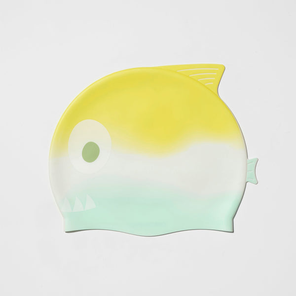 SUNNYLIFE Kids Swimming Cap Salty The Shark Multi