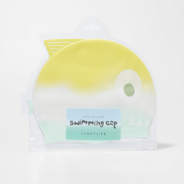 SUNNYLIFE Kids Swimming Cap Salty The Shark Multi