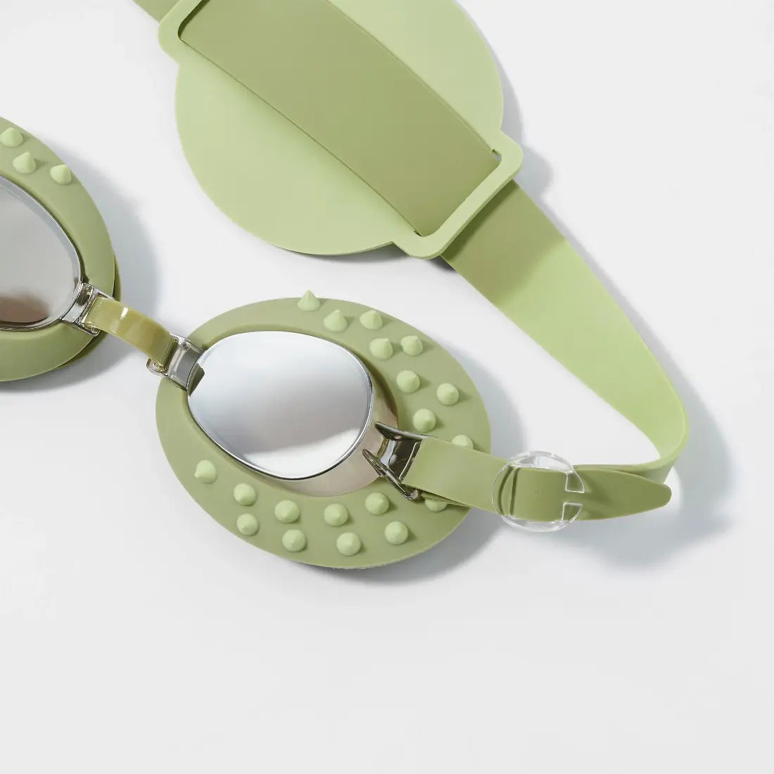 SUNNYLIFE Kids Swim Goggles Cookie the Croc Khaki