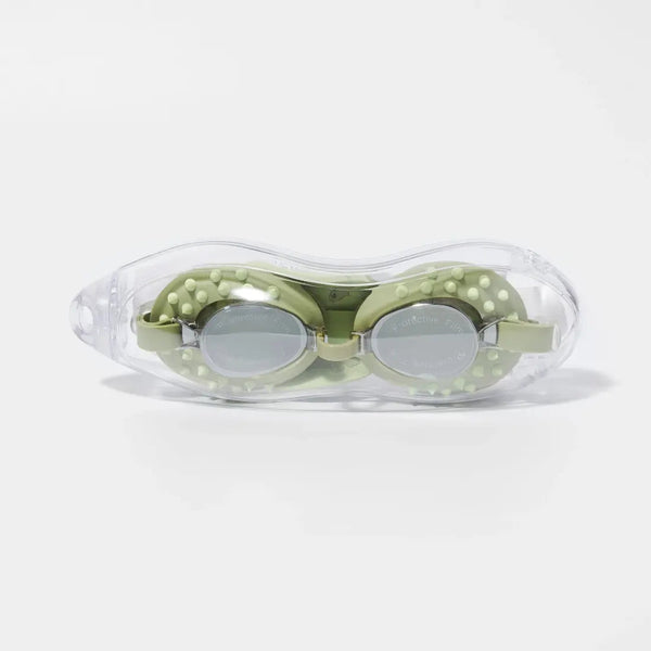 SUNNYLIFE Kids Swim Goggles Cookie the Croc Khaki