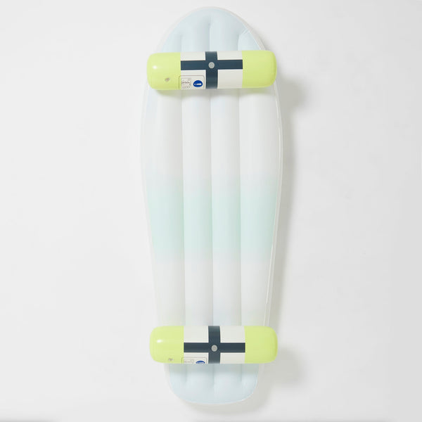 SUNNYLIFE Kids Skateboard Float The Sea Kids Blue-Lime