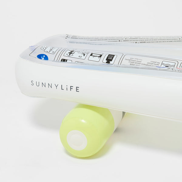 SUNNYLIFE Kids Skateboard Float The Sea Kids Blue-Lime