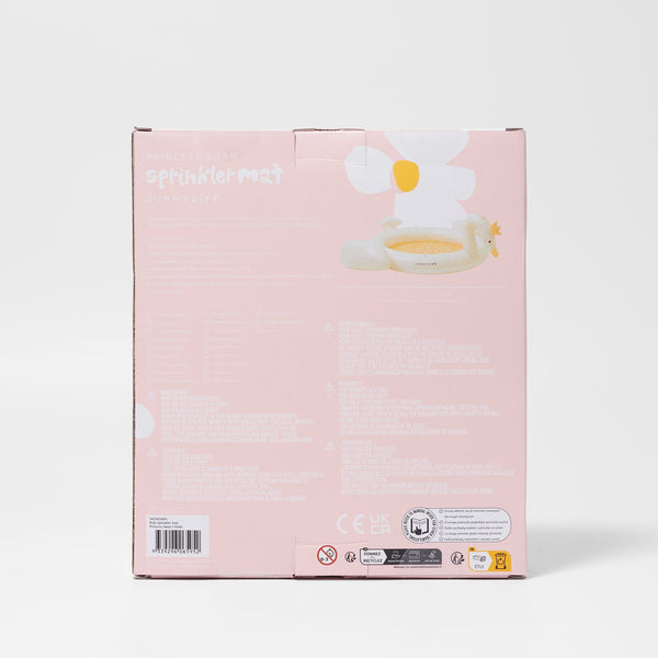 Sunnylife Kids Sprinkler Mat Princess Swan Multi