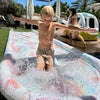 SUNNYLIFE Slip, Slide and Body Board Set Tie Dye Multi