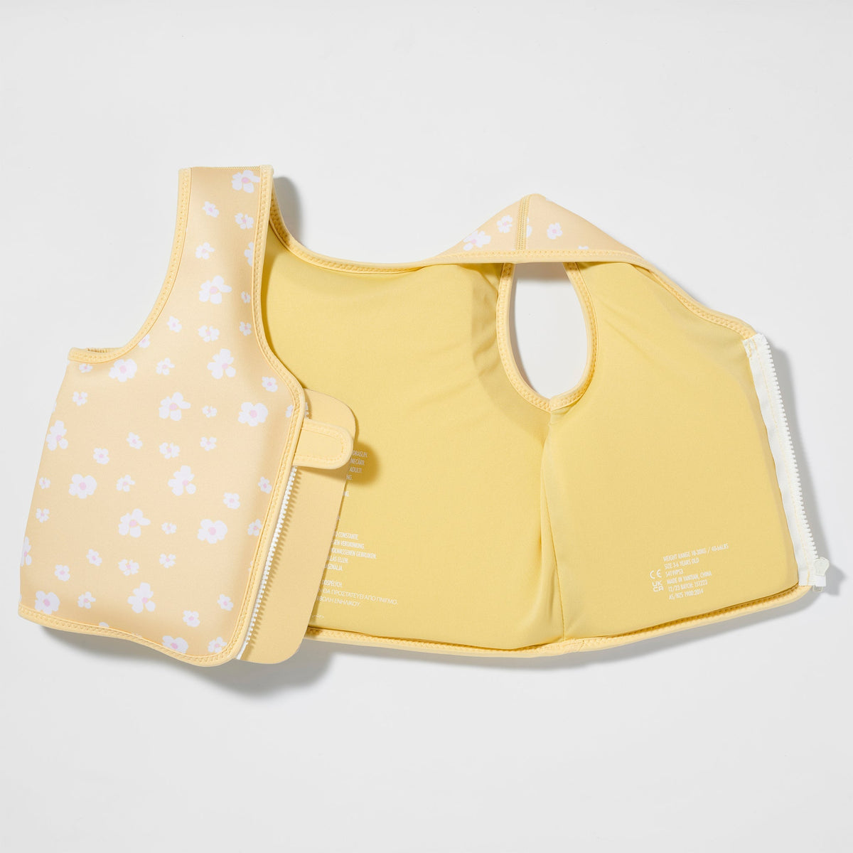 SUNNYLIFE Kids Swim Vest 3-6 Princess Swan Buttercup