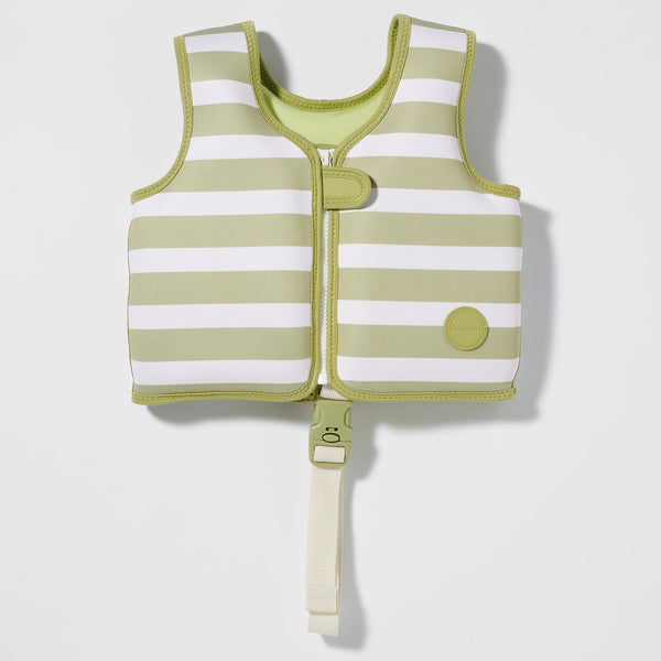 SUNNYLIFE Kids Swim Vest 1-2 Into the Wild Khaki