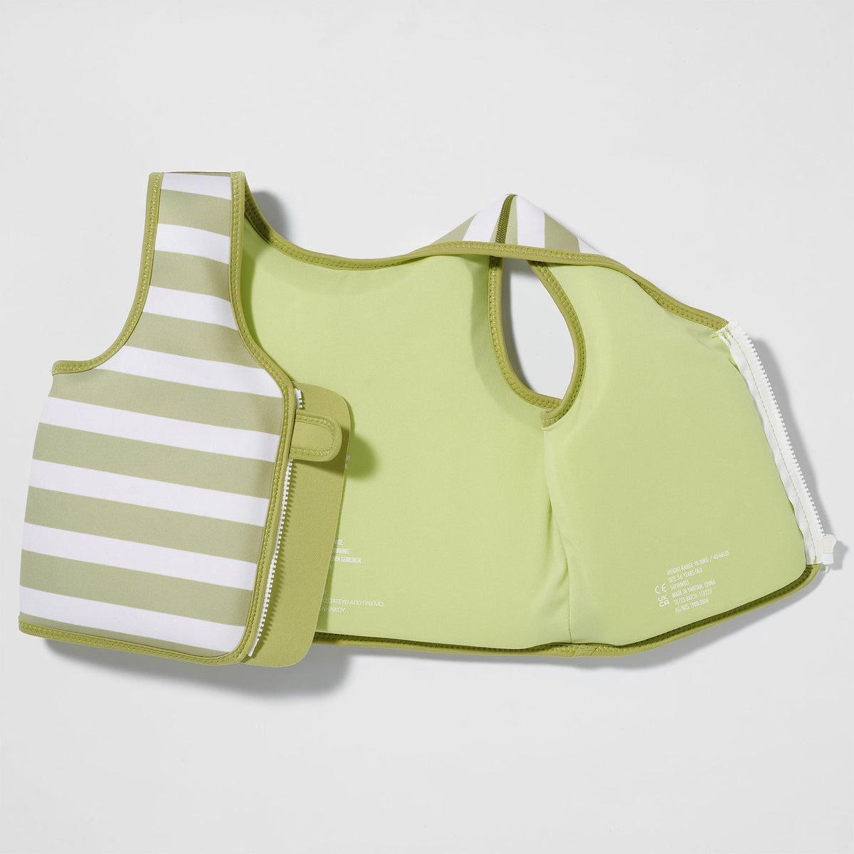SUNNYLIFE Kids Swim Vest 3-6 Into the Wild Khaki