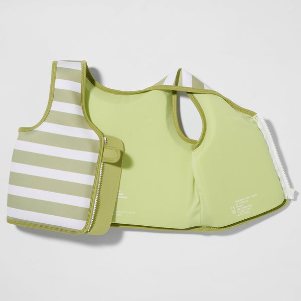 SUNNYLIFE Kids Swim Vest 3-6 Into the Wild Khaki