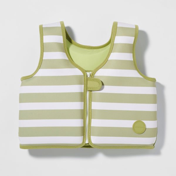 SUNNYLIFE Kids Swim Vest 3-6 Into the Wild Khaki
